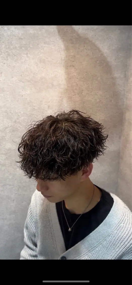 ショート カラー パーマ メンズ キッズ カット パーマ トリートメント ヘアセット 🔥パーマ特化🔥 優馬のヘアスタイル