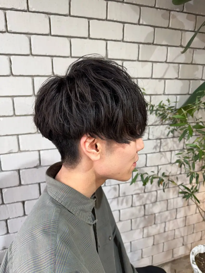 パーマ メンズ メンズパーマ シャドーパーマ メンズ特化美容師/栄 /本間さつきのヘアスタイル
