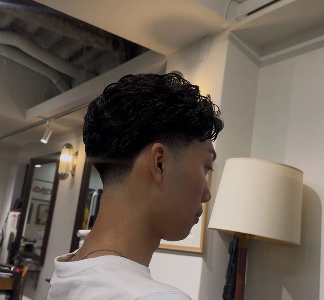 ショート パーマ カット パーマ 海外風パーマ メンズパーマ特化のヘアスタイル