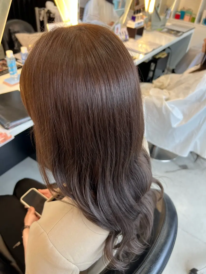 カラー 艶カラー/マツエク /似合わせ🤍ななえのヘアスタイル