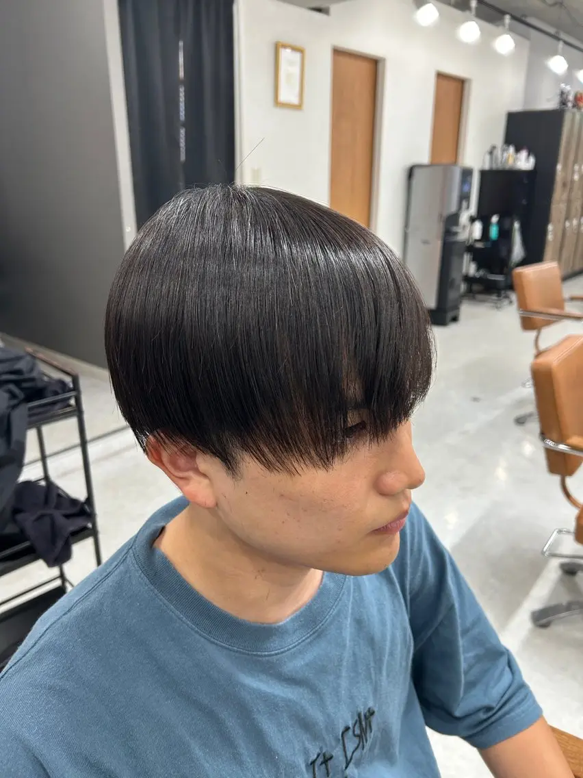 パーマ メンズ カット 縮毛矯正 トリートメント ヘッドスパ ヘアセット カズキ🌼曲がる 縮毛矯正のヘアスタイル