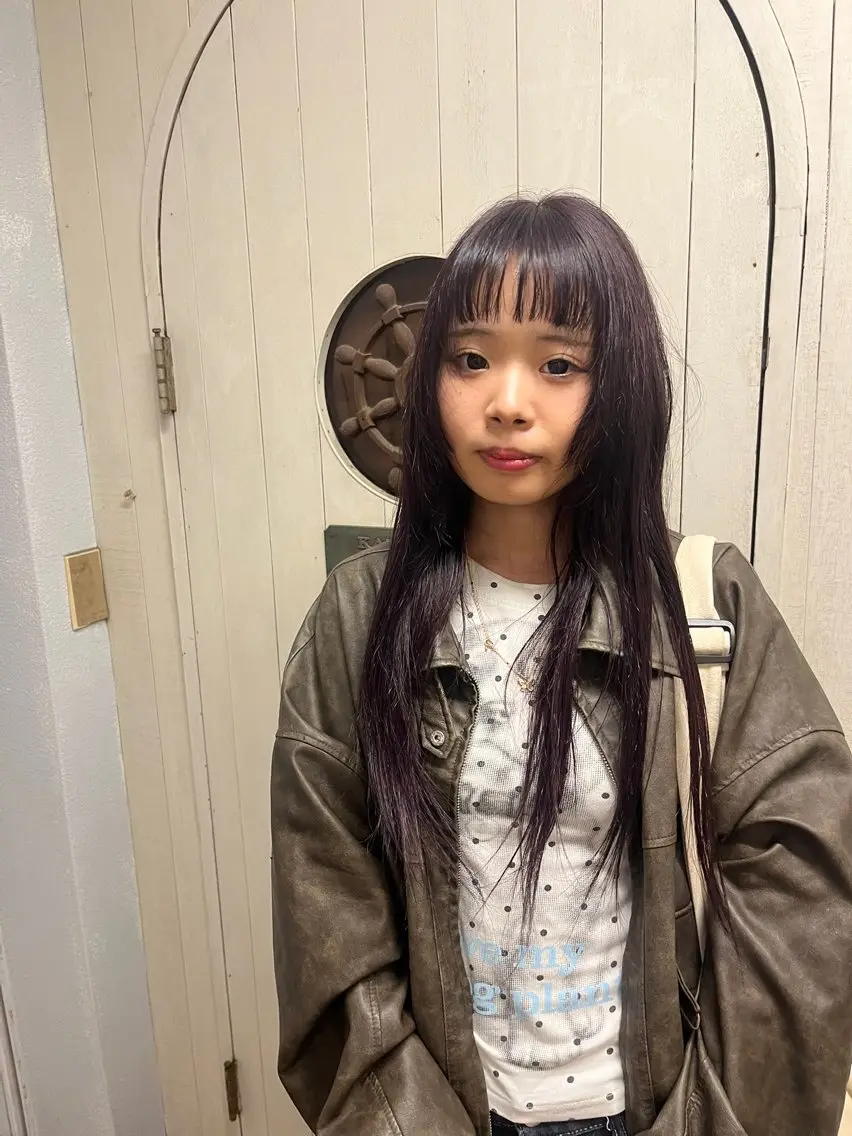 ロング カラー 能登 光平のヘアスタイル