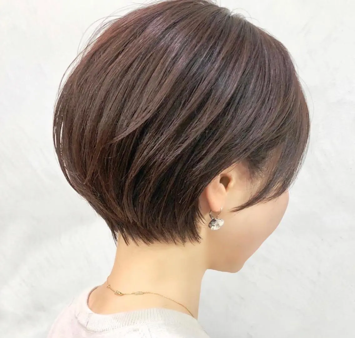 ショート ショートボブ ボブ ショートヘア 髪質改善 左近研人のヘアスタイル