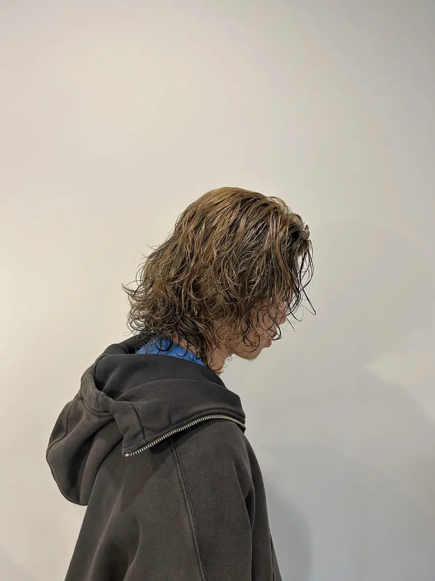 ミディアム カラー ヘアカラー 川端 明莉のヘアスタイル