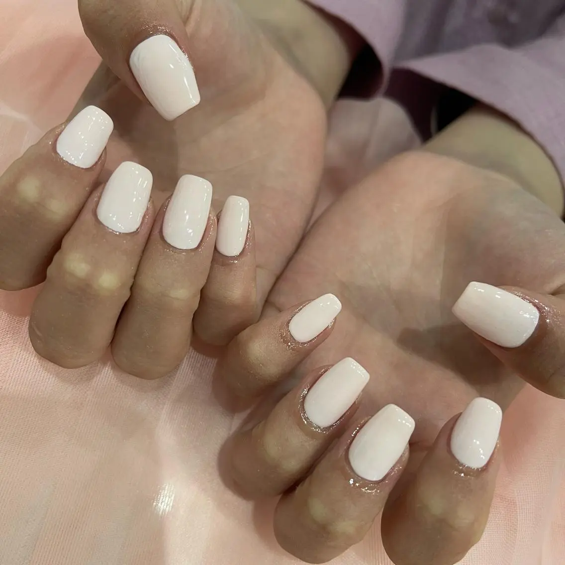 ネイル ワンカラーネイル Wish Nail 恒川のネイルデザイン