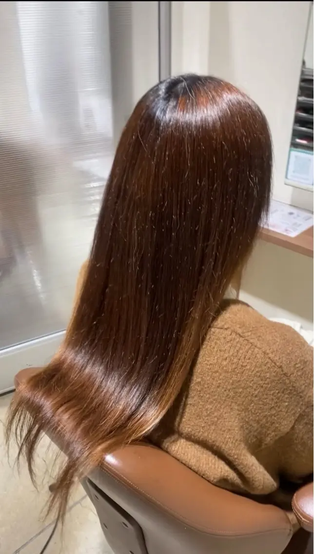 ロング くせ毛 縮毛矯正 トリートメント 縮毛矯正 🫧𝓘𝓽𝓽𝓪 🫧のヘアスタイル
