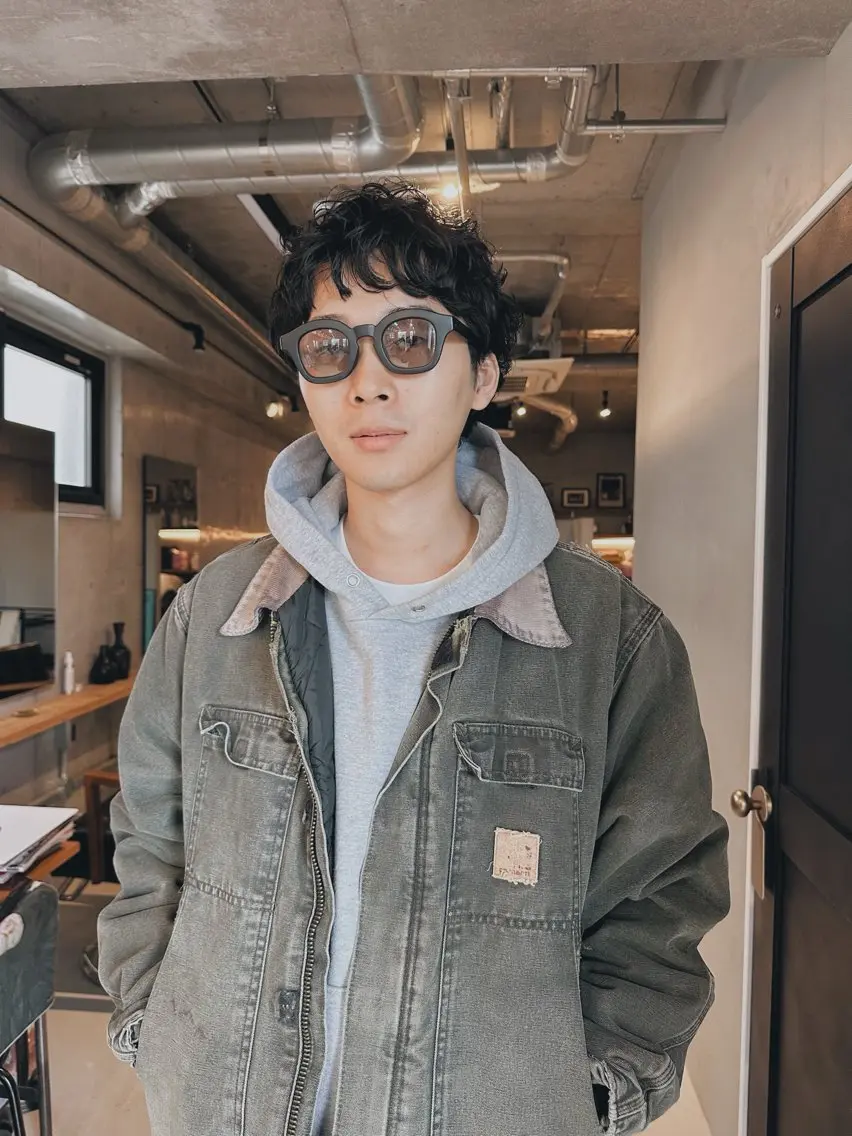 メンズ カット パーマ トリートメント 前野 日奈のヘアスタイル