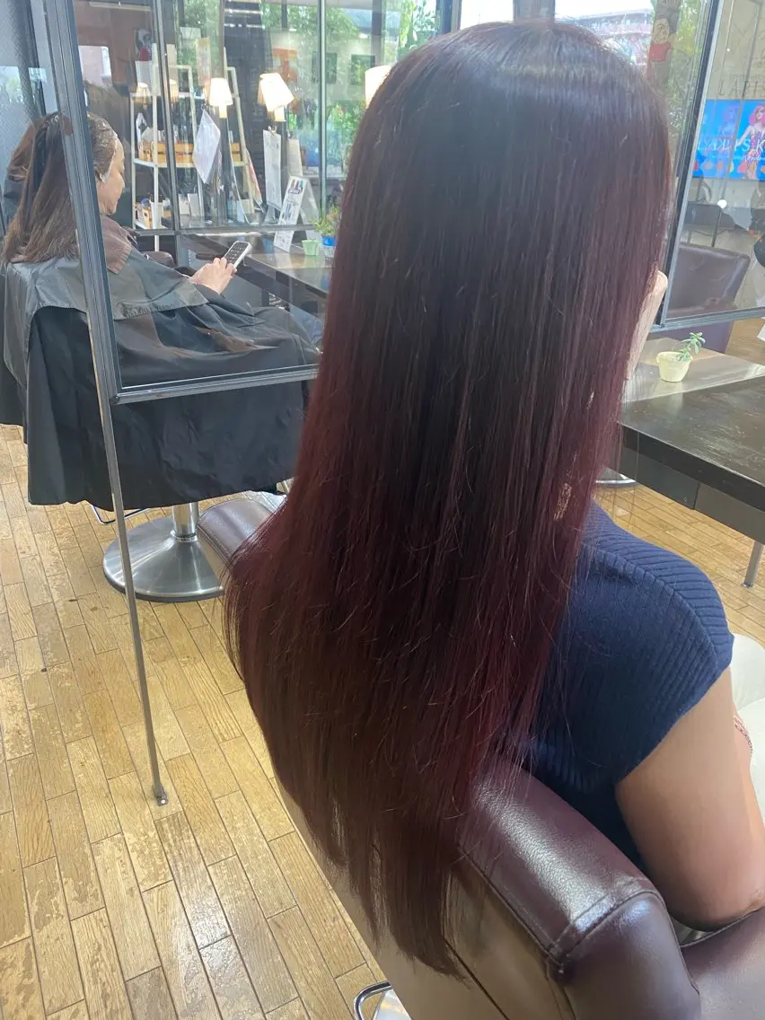 カラー ラピスキーズ 寺本のヘアスタイル