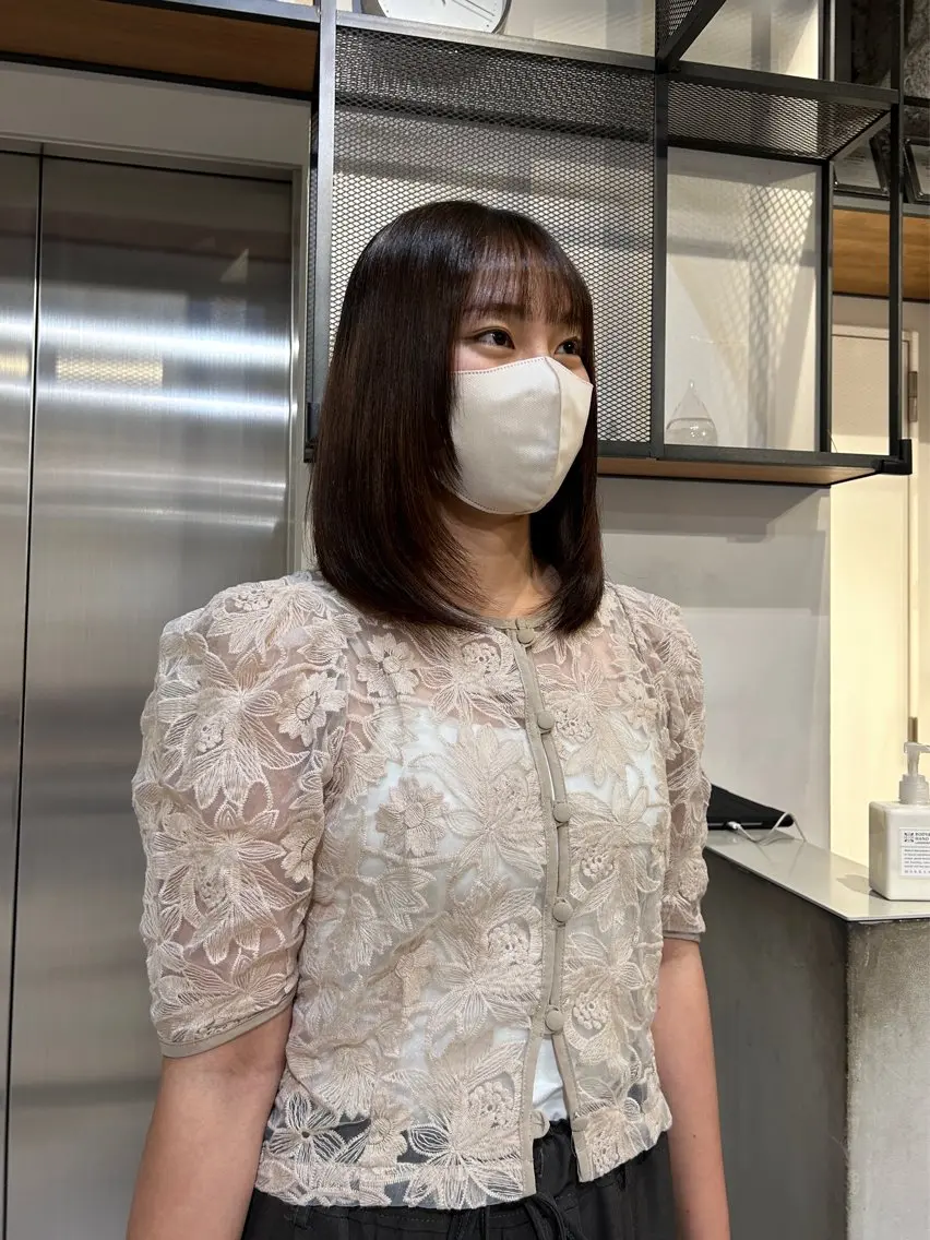ミディアム 髪質改善 トリートメント トリートメント FILMS 銀座店 Mikotoのヘアスタイル