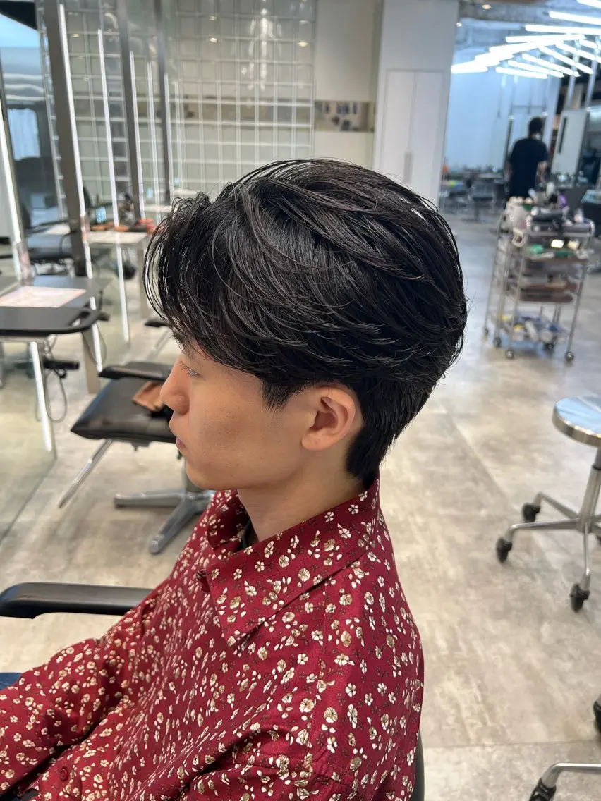 パーマ メンズ カット パーマ 川口 翔太郎（fifth）のヘアスタイル