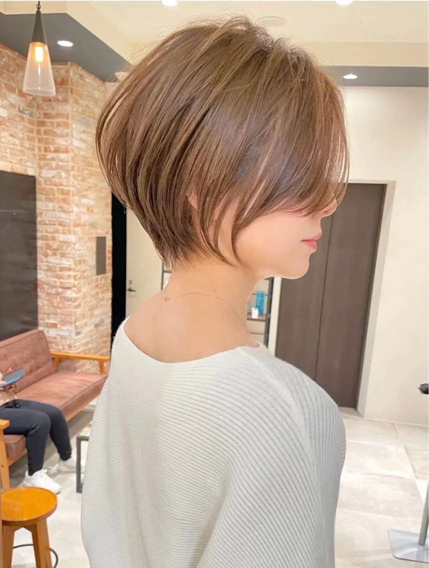 ショート ✄安野祥華銀座大人 絶壁解消ショート✄のヘアスタイル