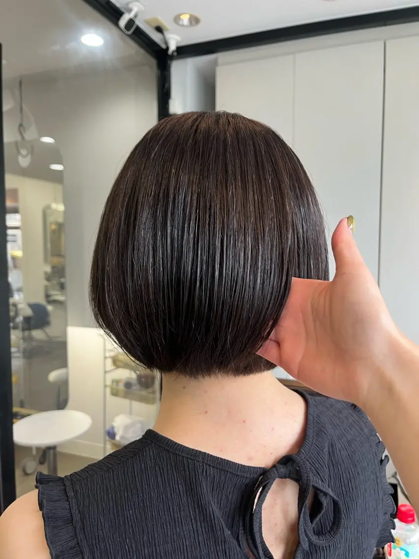 ショート カラー ボブショートカラー ✂️ツムギ♡のヘアスタイル