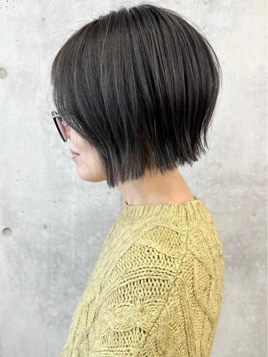 ミディアム カット ヘッドスパ ボブ/ゆるふわ ボブパーマ/とういのヘアスタイル
