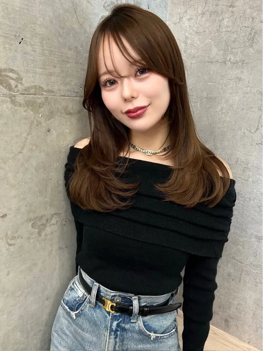ロング カラー ヘアカラー 鷲見 成多郎のヘアスタイル