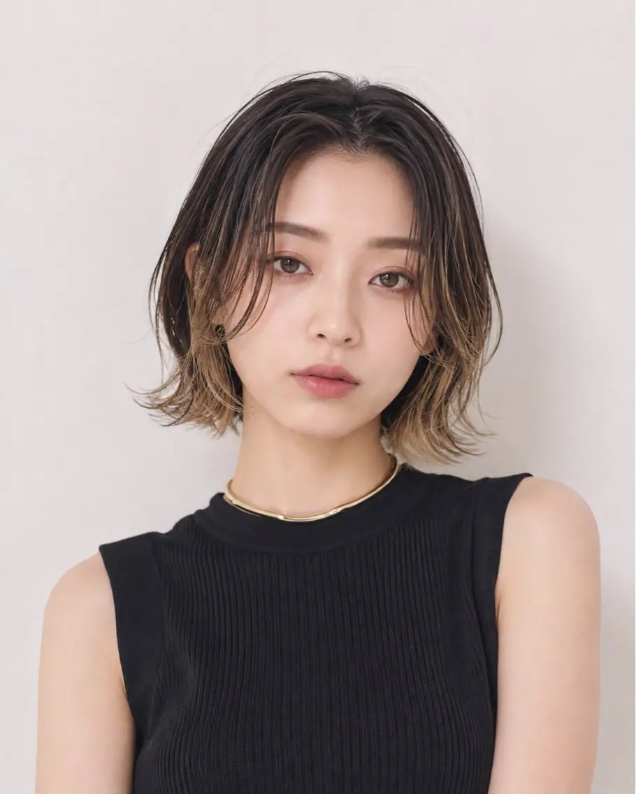 ミディアム カラー カット ヘアカラー トリートメント "オトナ髪”/ LAKA TOCCAのヘアスタイル