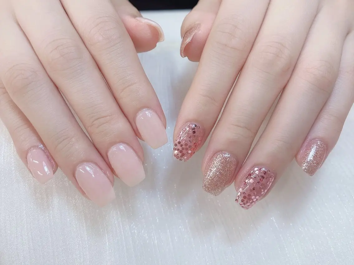ネイル チークネイル 成人式 フレンチネイル グラデーション 氷ネイル・うるうるネイル ハンドネイル DUO MI nail salonのネイルデザイン