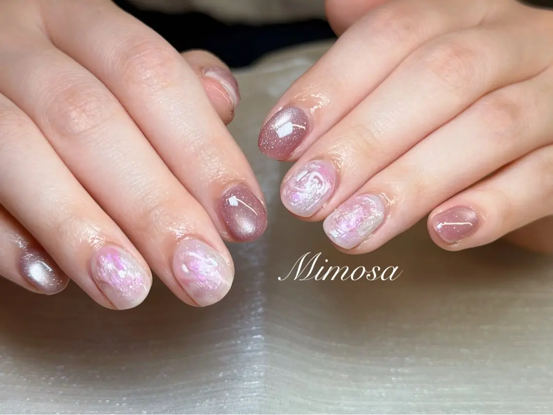 ネイル ハンドネイル 🫧Mimosa 吉祥寺のネイルデザイン