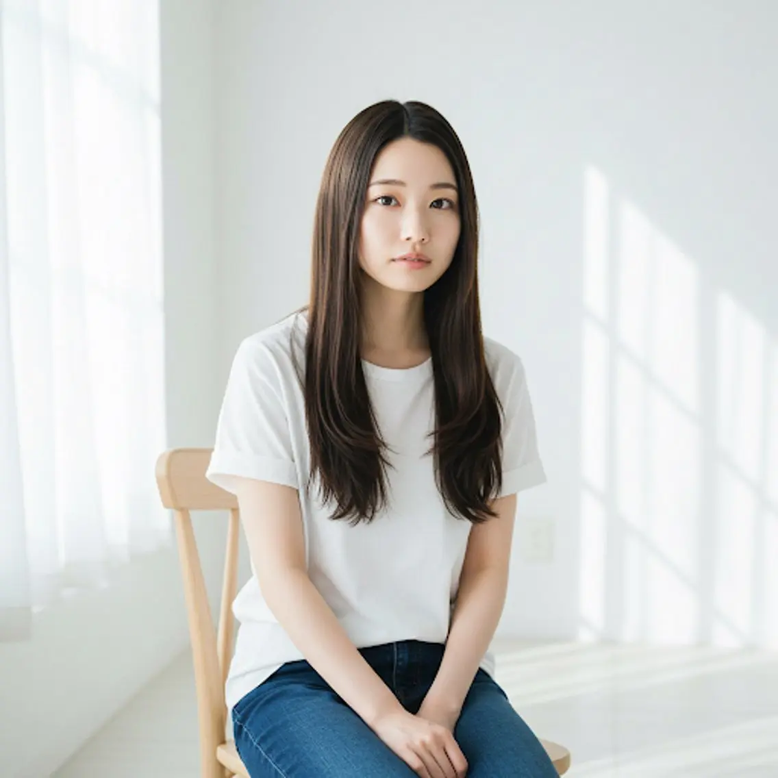 セミロング カット ヘアカラー トリートメント ヘッドスパ ✂︎ ｼﾝﾀｸ ✂︎のヘアスタイル