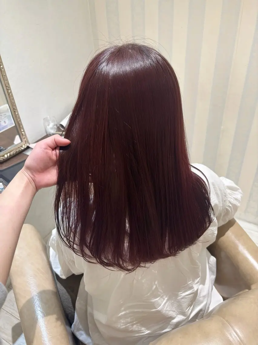 ロング カラー ふうか 心斎橋美容室のヘアスタイル