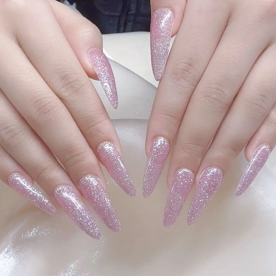 メンズ ネイル メンズ韓国風 アートネイル オーロラネイル ガーリー キラキラネイル ハンドネイル Nail salon 木にいるのネイルデザイン