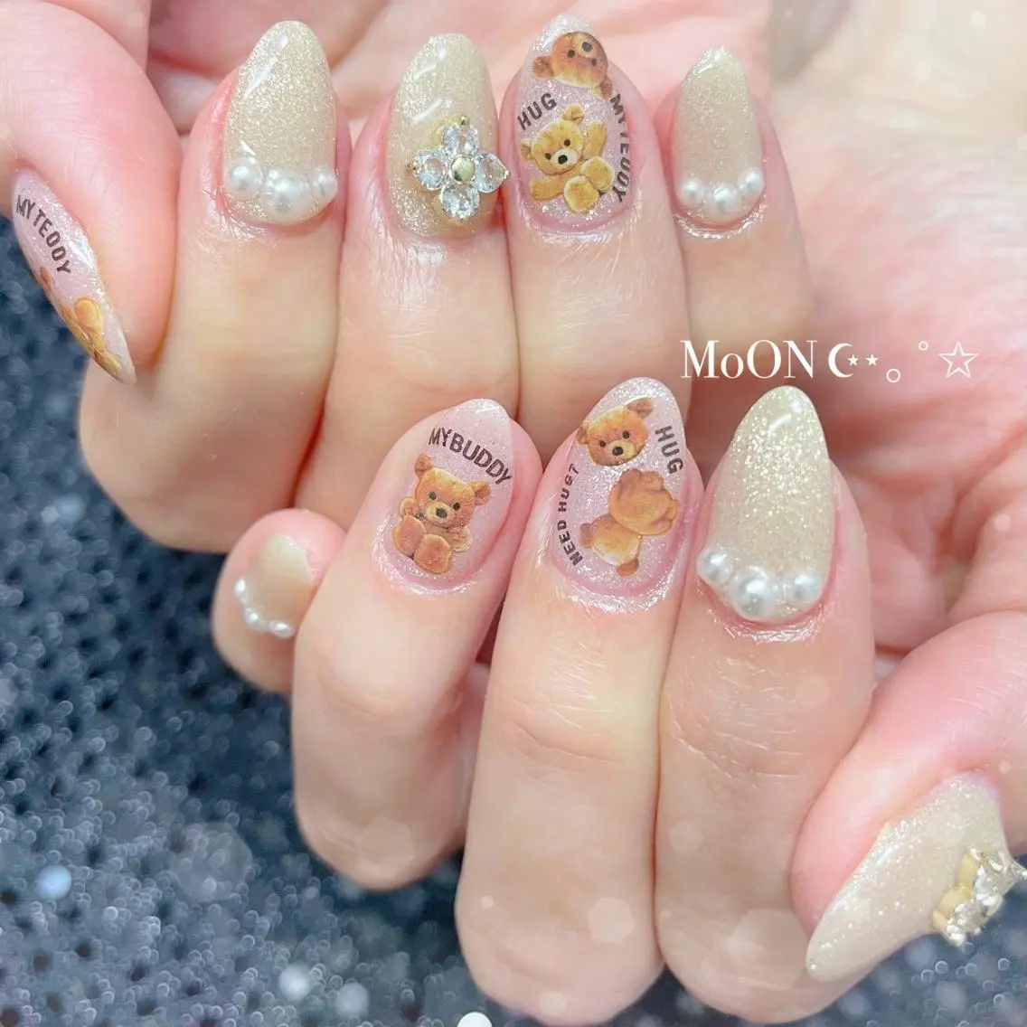 ネイル ハンドネイル ハンドケア MoON...❤︎ MeGuのネイルデザイン