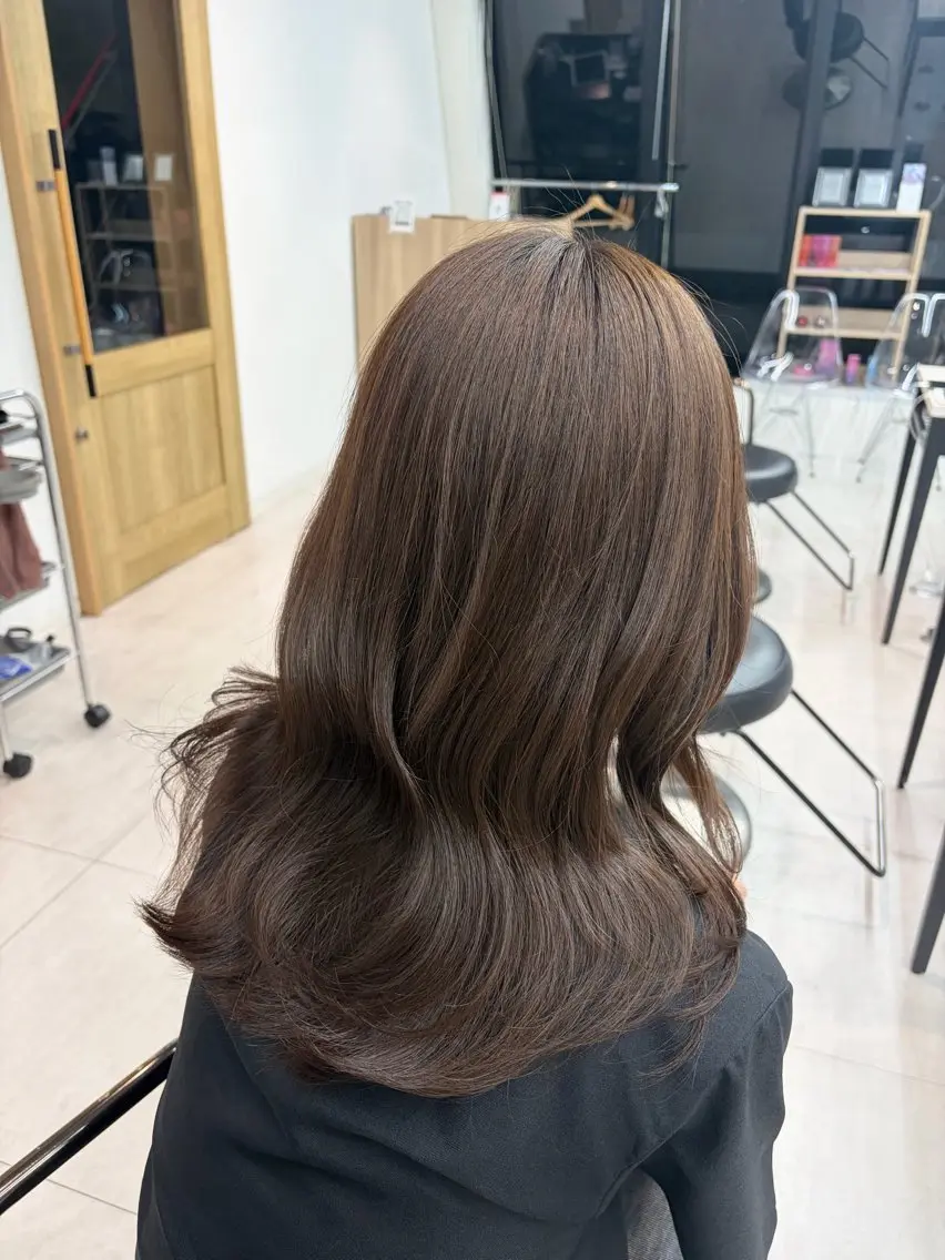 セミロング カラー ヘアカラー 大村 さくらのヘアスタイル