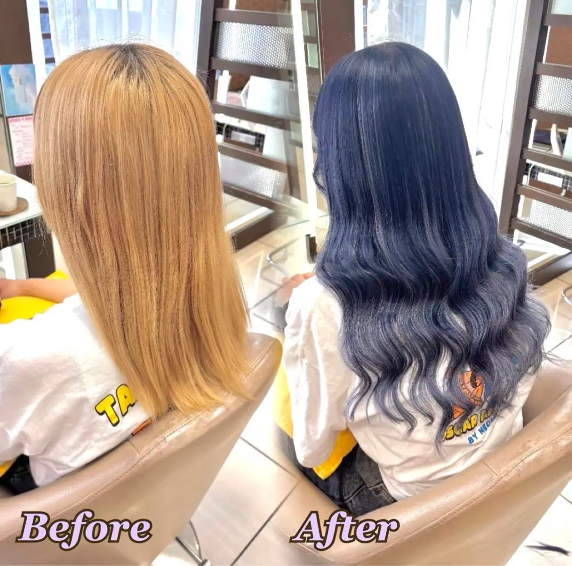 ヘアカラー エクステ ヘアメ🎀推しカラー 🥣横浜/しほ🧸のヘアスタイル