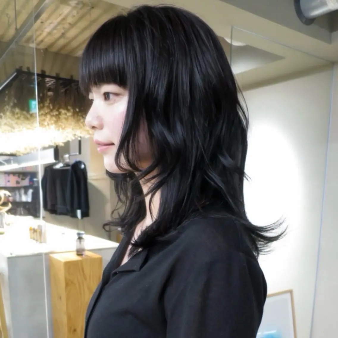 ミディアム トリートメント カット パーマ yuma/透明感カラ ー/似合わせカットのヘアスタイル