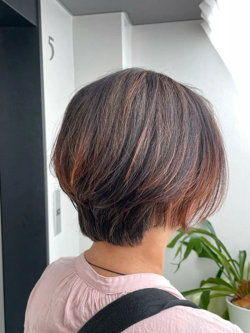 ショート ハヤシ ホマトラのヘアスタイル