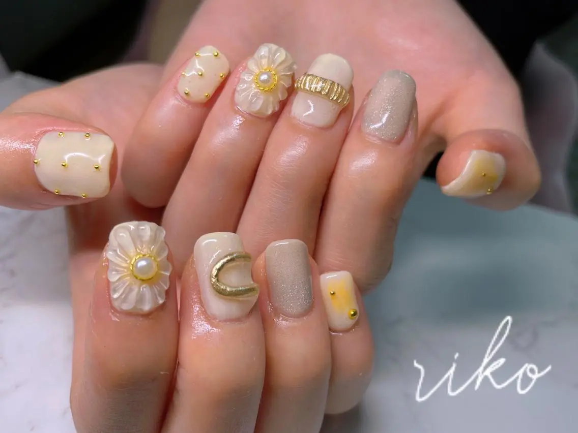 ネイル ハンドネイル riko nailのネイルデザイン