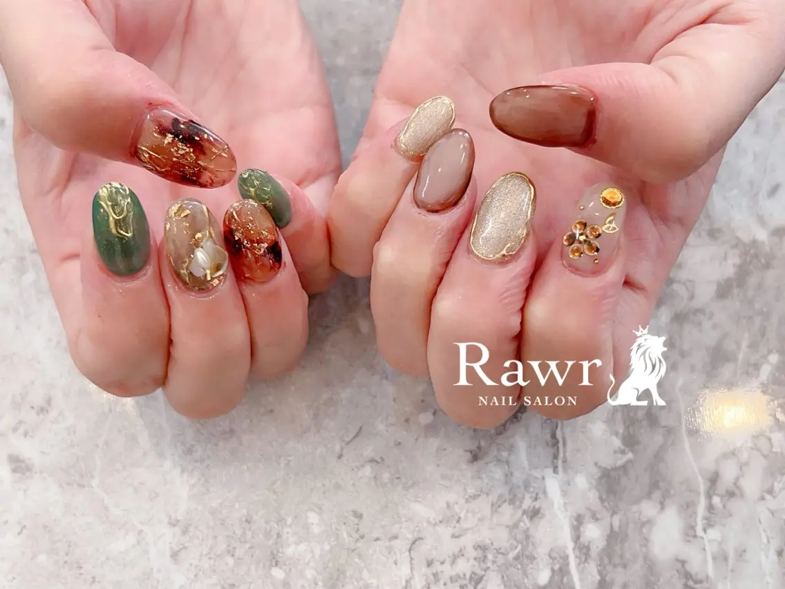 ネイル ハンドネイル Rawr / saoriのネイルデザイン
