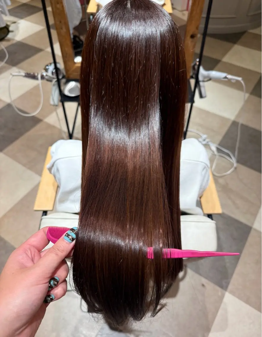 💖人気𝐍𝐨. 𝟏💖艶髪カラー&トリートメント✨の写真