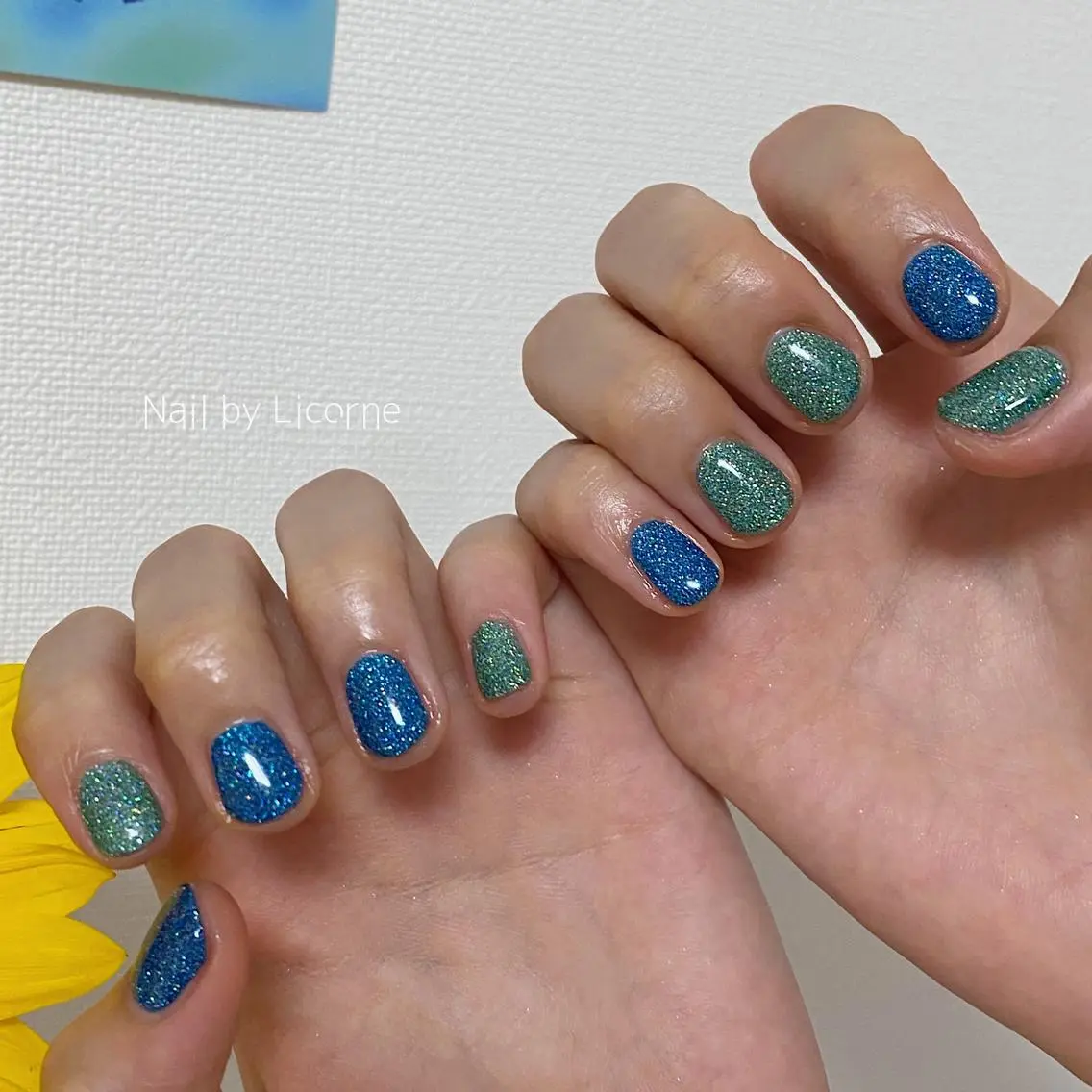 ネイル アートネイル オーロラネイル フレンチネイル 氷ネイル・うるうるネイル マグネットネイル ハンドネイル Nail by Licorneのネイルデザイン