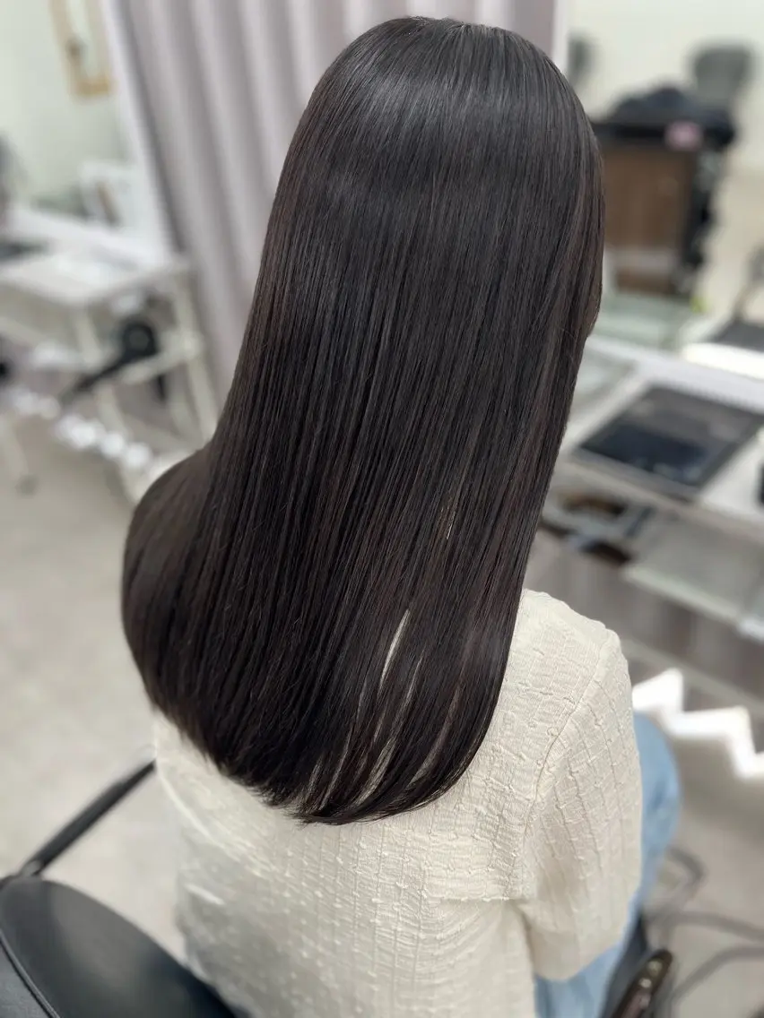 ロング カラー ブラウンカラー ラベンダーカラー カット ヘアカラー トリートメント 🫧ぷる艶カラー🫧 Yuubi🦩のヘアスタイル