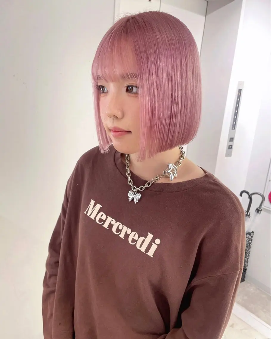 ショート ヘアカラー トリートメント 心斎橋/ブリーチ minamiのヘアスタイル