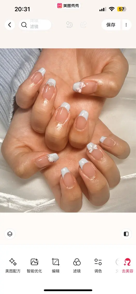 ネイル Horie 雪のネイルデザイン