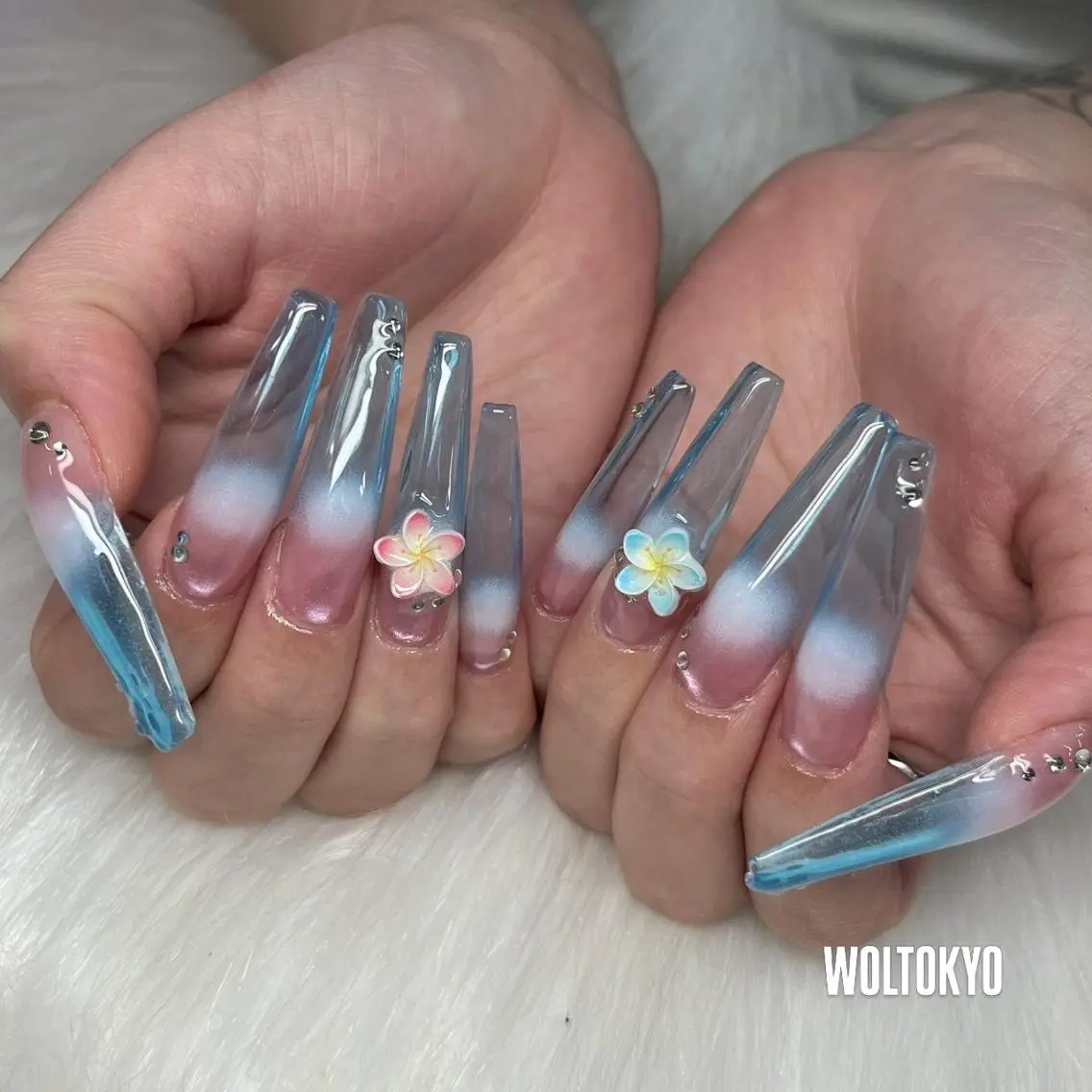 ネイル ハンドネイル WOLTOKYO池袋 🌙韓国ワンホンのネイルデザイン