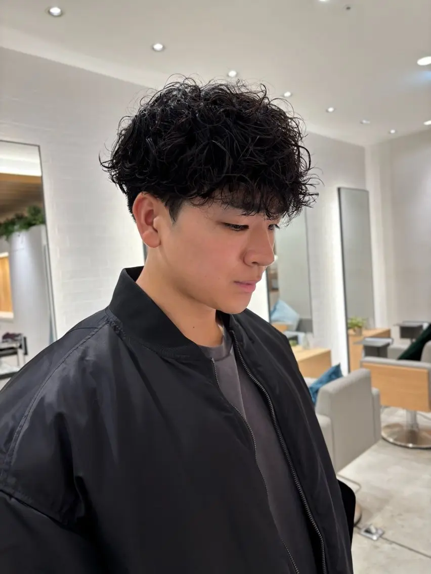 メンズ メンズパーマ 大人のメンズパーマ 専門美容師:植原瑞樹のヘアスタイル