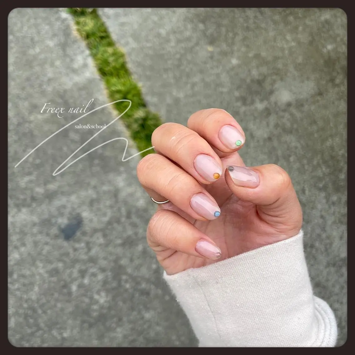 ネイル マグネットネイル ハンドネイル ハンドケア freex nail /ニュアンス/個性派のネイルデザイン