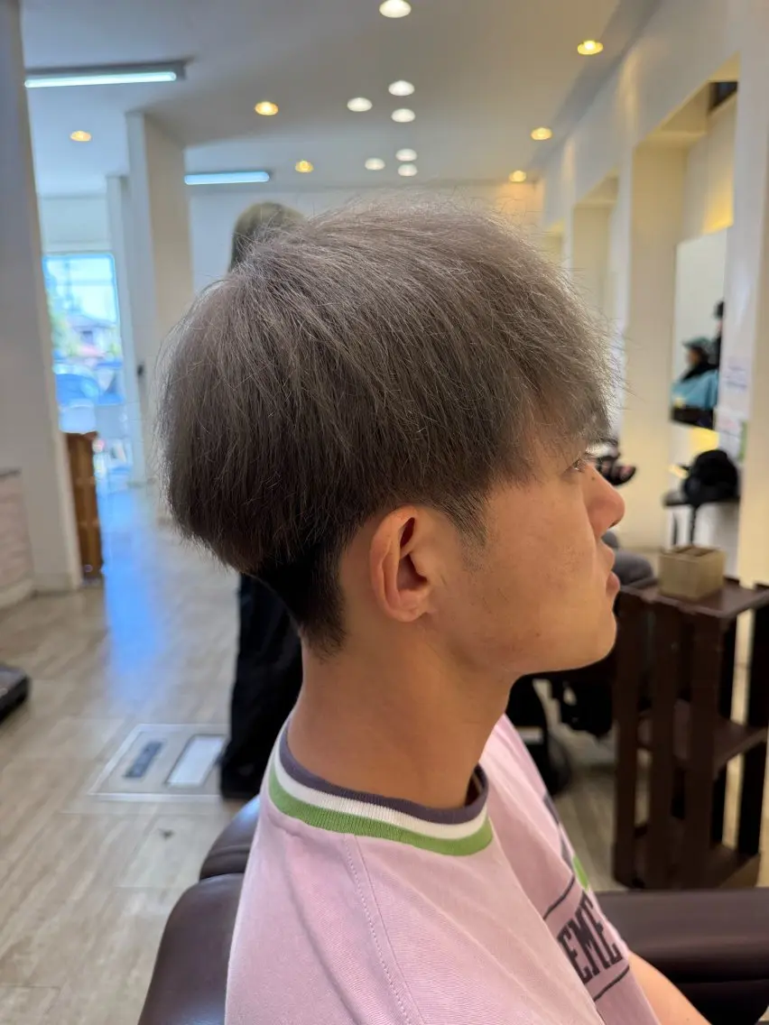 カラー メンズ 永井 天斗のヘアスタイル