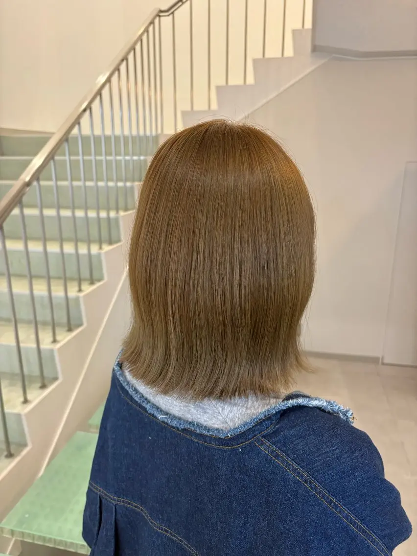 ミディアム カラー DEEokazaki sae.Aのヘアスタイル