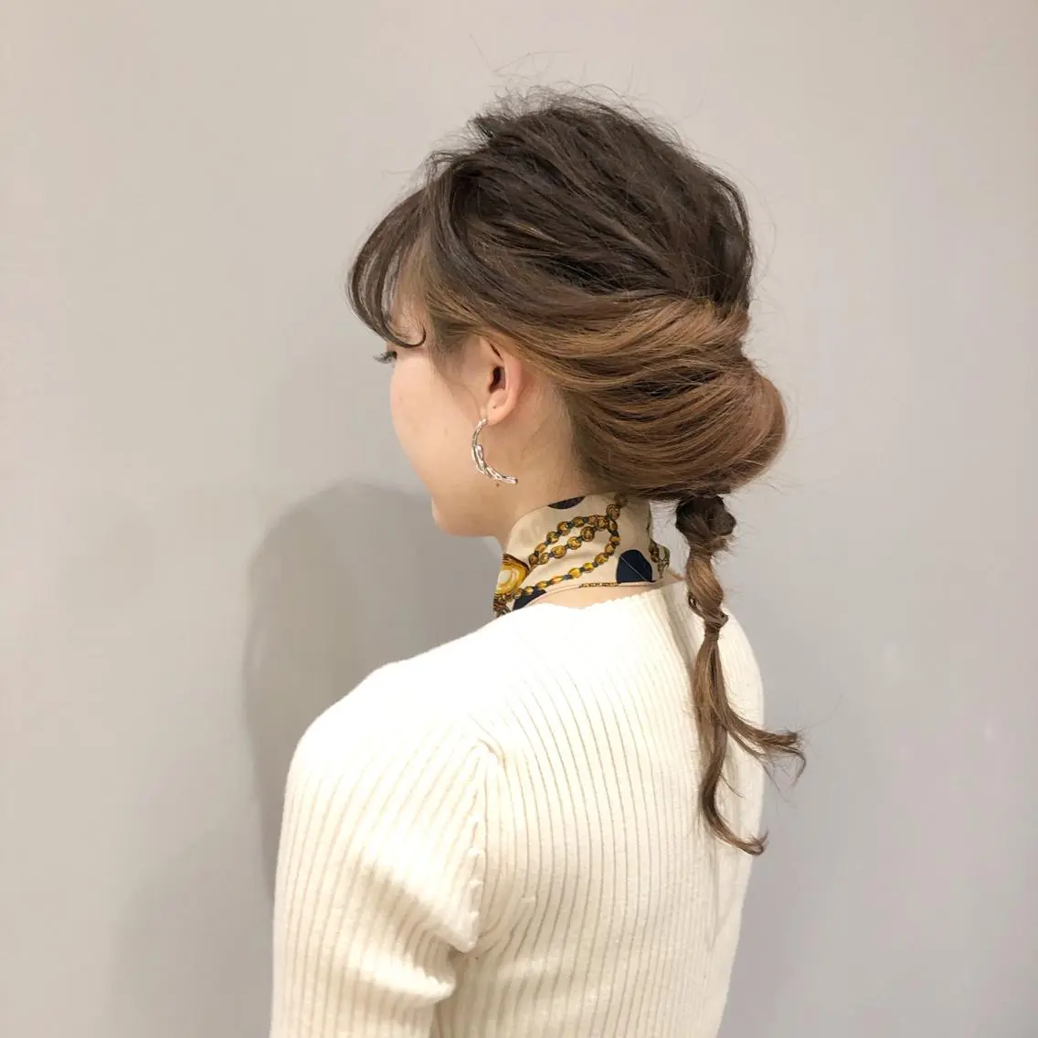 ロング カラー ヘアアレンジ yoshino yukoのマツエク・マツパデザイン