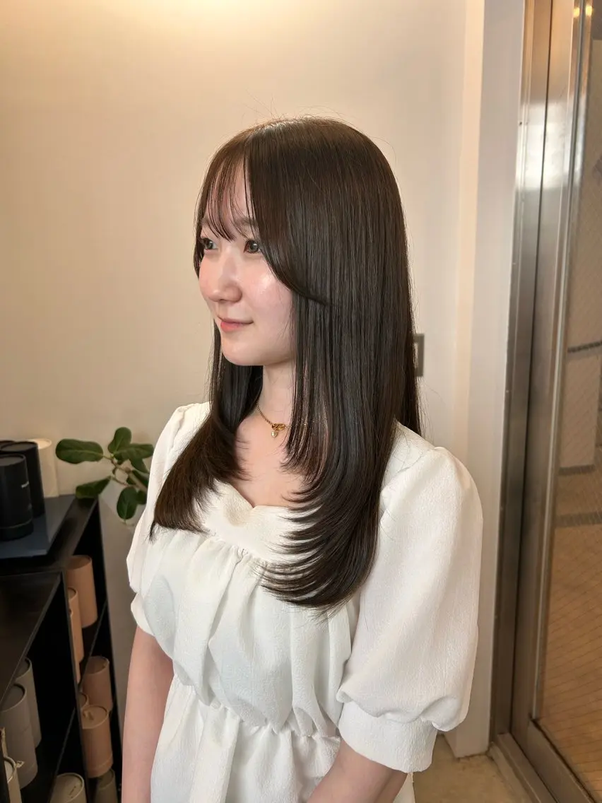 セミロング カラー カット ヘアカラー ボブ/暖色カラー 🎧 kei 🎀のヘアスタイル