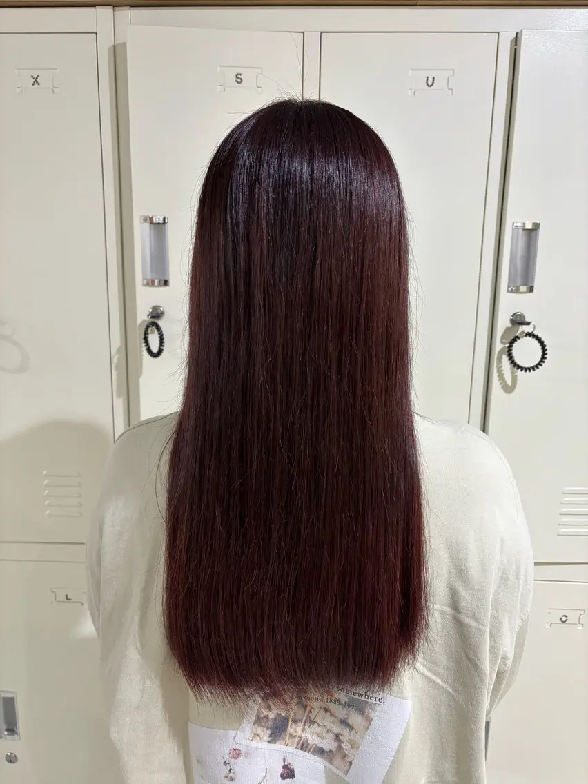 ロング カラー カット ヘアカラー 近藤 風華のヘアスタイル