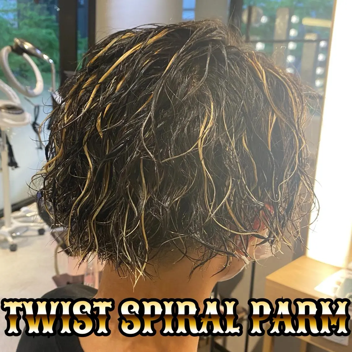 ミディアム カラー パーマ メンズ unopulir 景山 凌のヘアスタイル