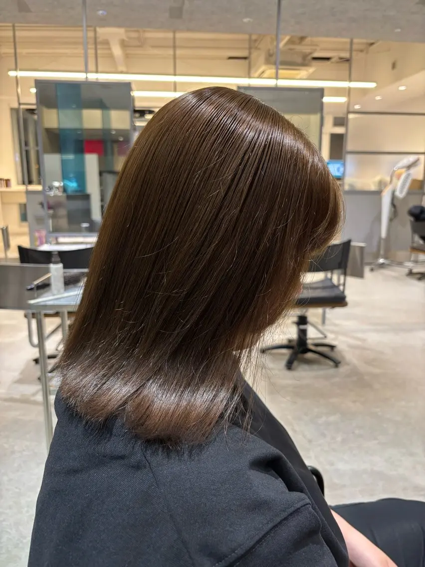 ショート ヘアカラー 笹山 凛音のヘアスタイル