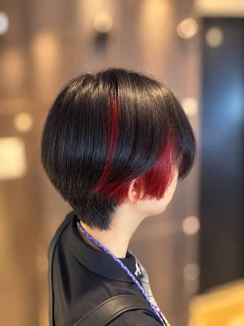 ショート カラー インナーカラー ヘアカラー 【新宿】 KAHOのヘアスタイル