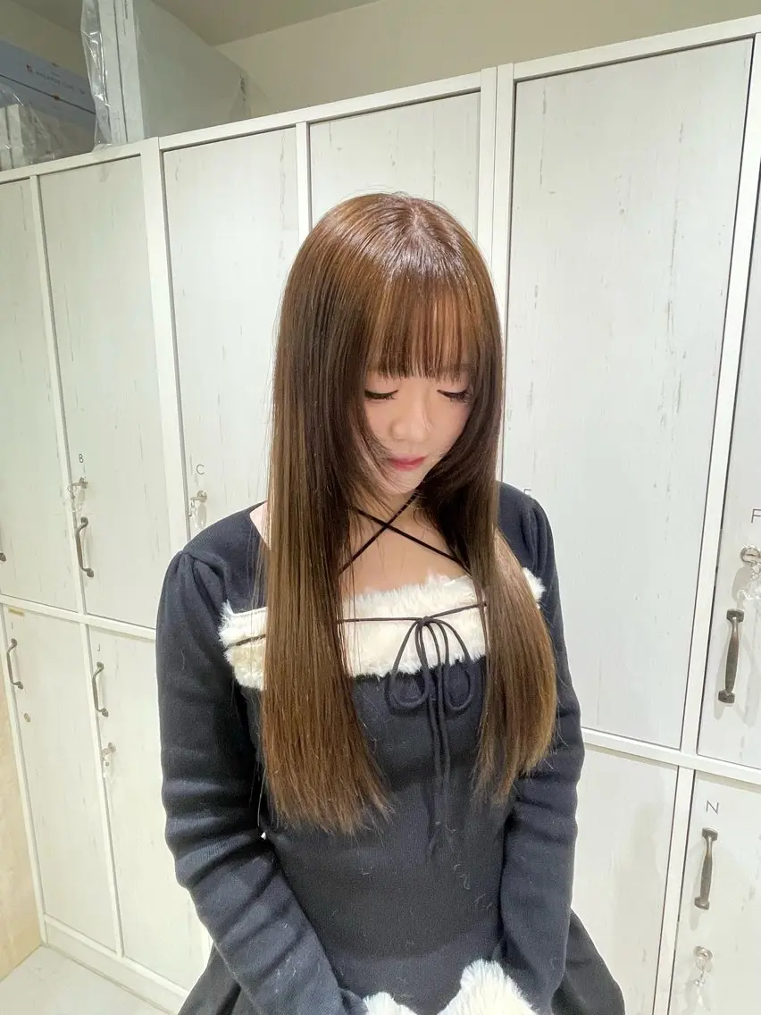 【透明感たっぷり🖤】ブリーチなしダブルカラー🫧の写真
