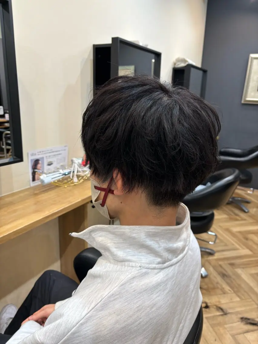 メンズ マッシュ 中島 真里奈のヘアスタイル