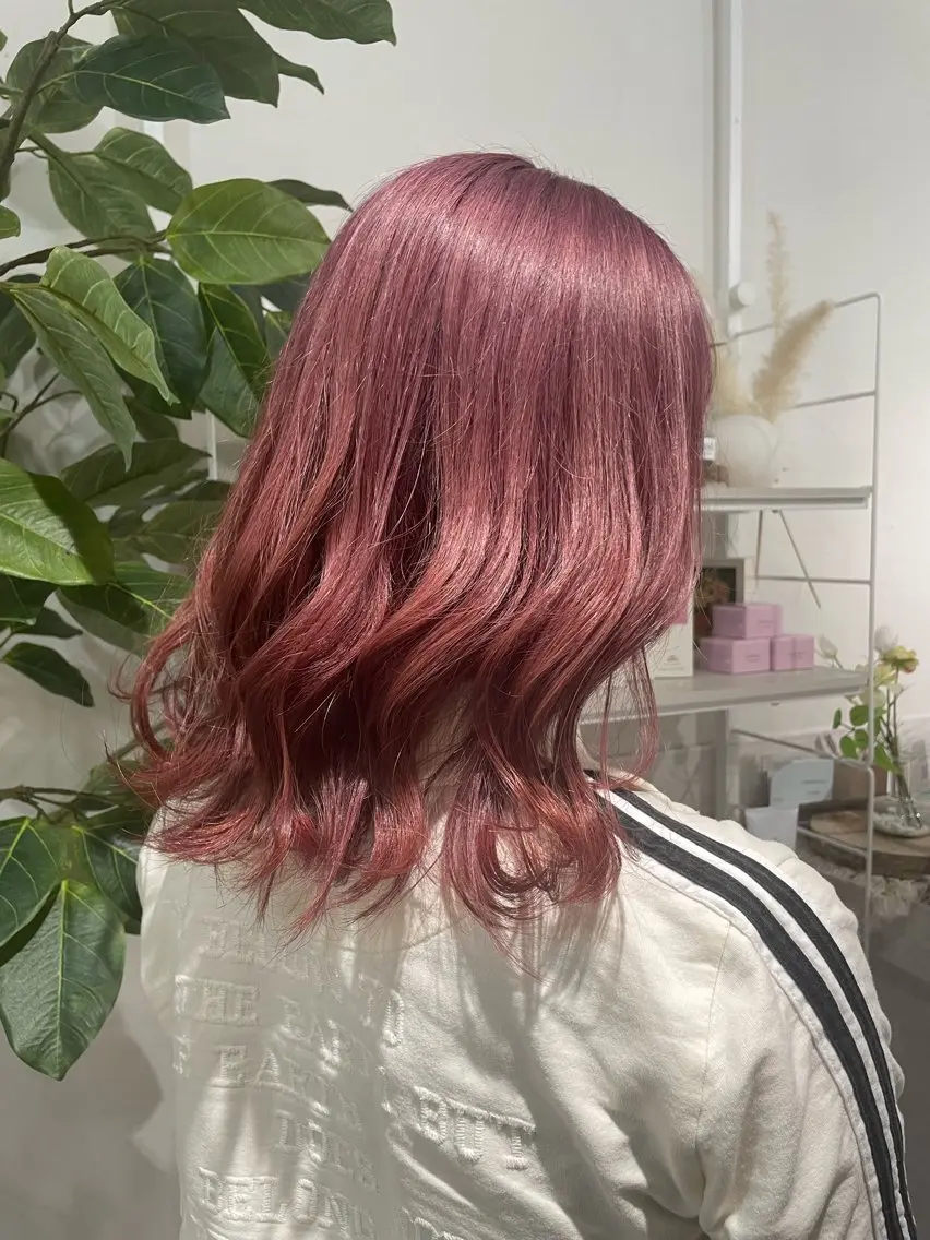 セミロング カラー ヘアカラー 透明感🫧ナチュラル 🍀りんたろうのヘアスタイル